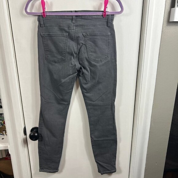 Current/Elliott THE STILETTO SKINNY JEAN gray ankle length - Picture 7 of 11